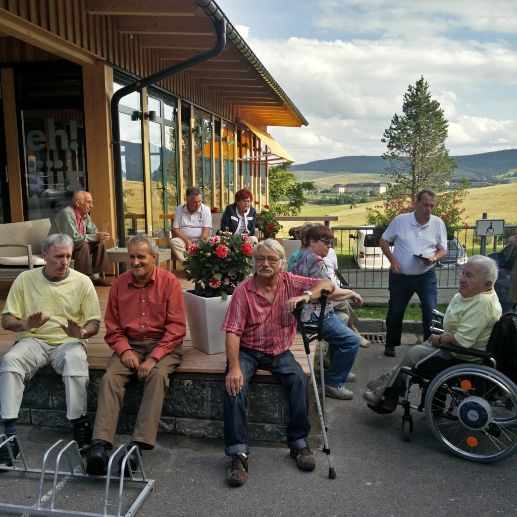 2017 – Besuch im Appartement Hotel Jens Weißflog zum „Kaffeeklatsch mit Jens“
