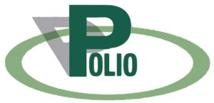 Das ist das Logo des Bundesverbandes Poliomyelitis e.V.