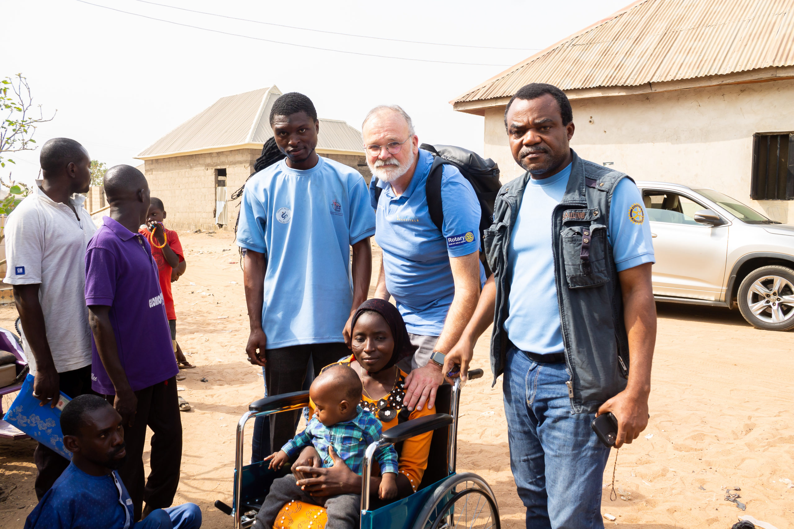 Hilfsmittel-Spenden für Nigeria