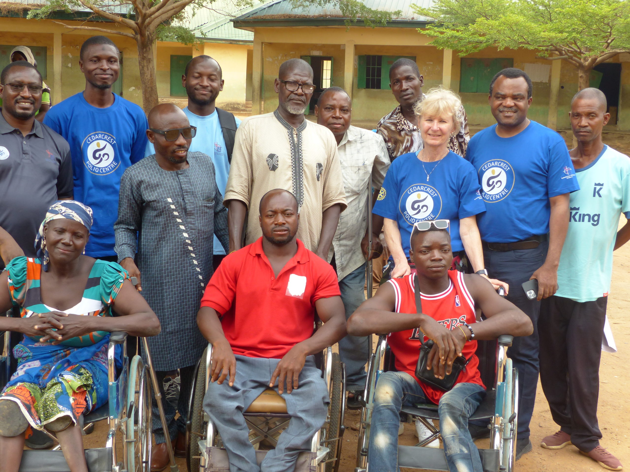 Hilfsmittel-Spenden für Nigeria